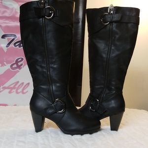 Lane Bryant heeled boots size 11